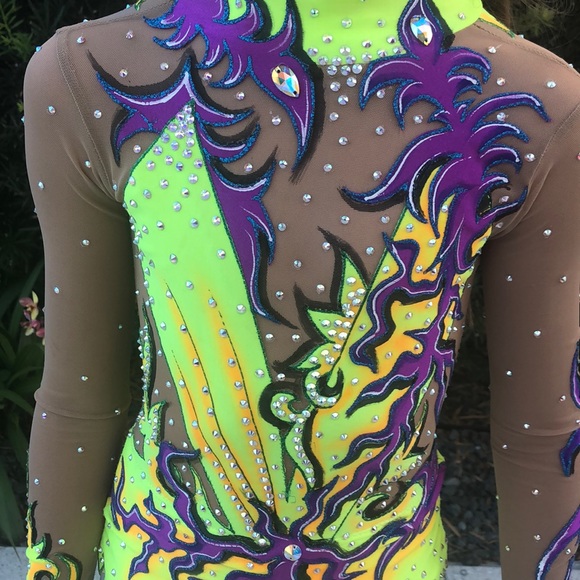 Rhythmic Gymnastics Competition Leotard - Picture 4 of 8